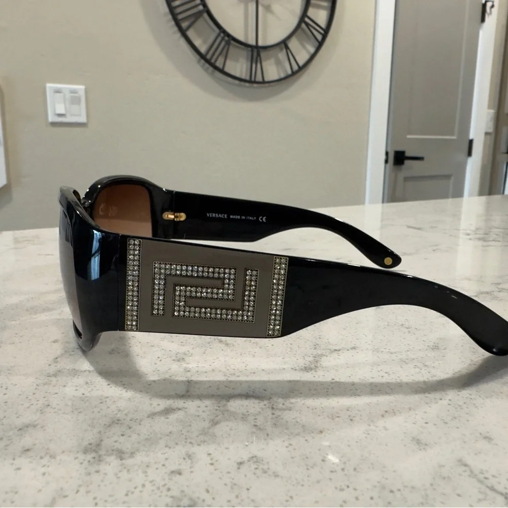Versace Vintage Sunglasses 2+ Readers With Case Model 4159-B - Picture 2 of 15